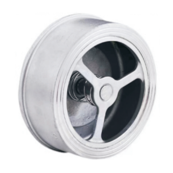H71H stainless steel clamp check valve