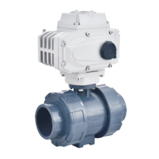 Q911F-16S Electric UPVC ball valve