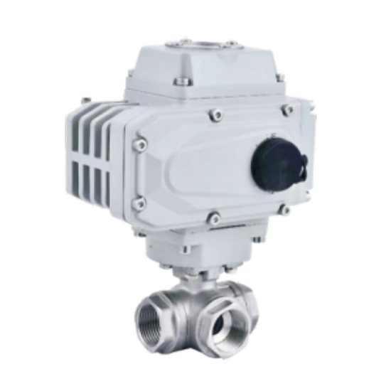 Q614-16P Electric three-way ball valve