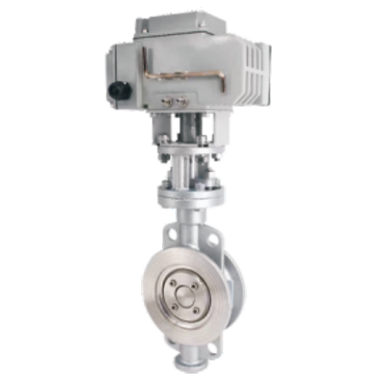 D973W-16P Electric hard seal wafer butterfly valve