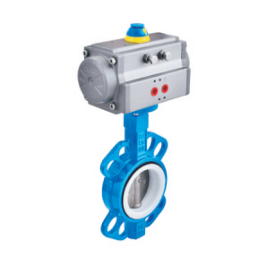 D671F-16 Pneumatic tetrafluoro butterfly valve