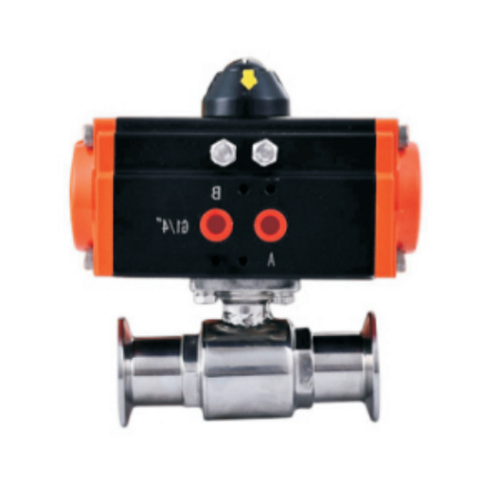 Q681F-16P Pneumatic quick installation ball valve