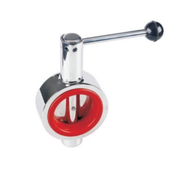 Hygienic food butterfly valve