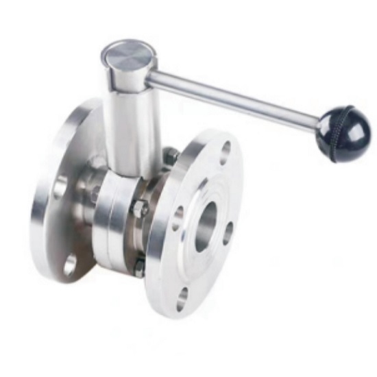 Hygienic flange butterfly valve
