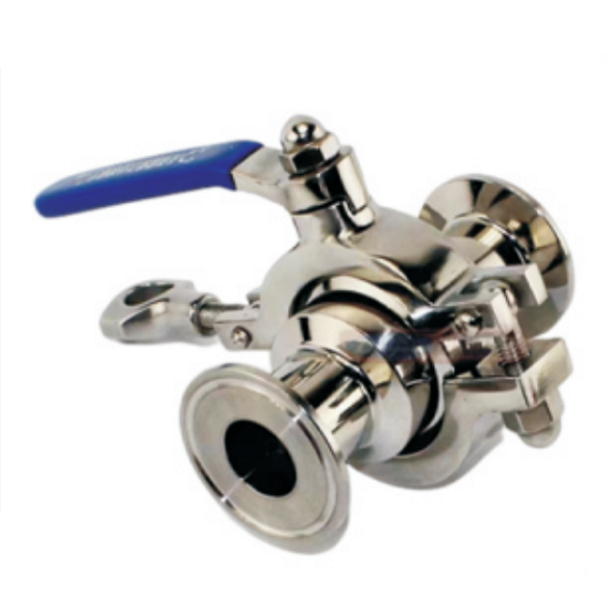 Hygienic removable ball valve