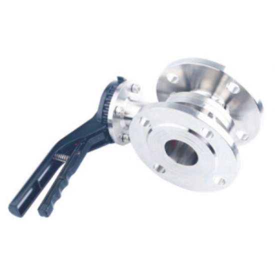 Duckbill flange butterfly valve