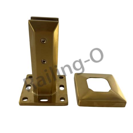 POOL FENCE SPIGOT SQUARE FLANGED 160mm