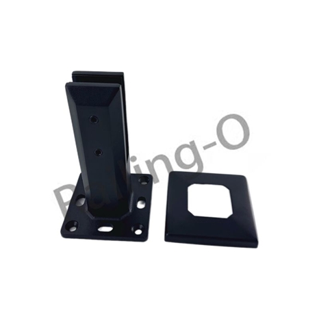 POOL FENCE SPIGOT SQUARE FLANGED 180MM